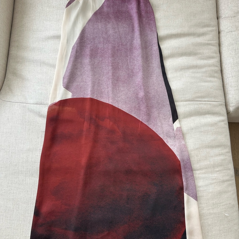 Abstract Patterned Maxi Dress